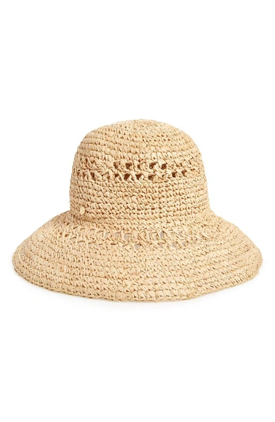 Shop Bcbgmaxazria Straw Bucket Hat - Brown In Natural