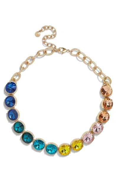 Shop Baublebar Cathandra Statement Necklace In Blue