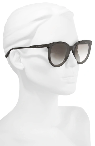 Shop Bottega Veneta 61mm Cat Eye Sunglasses - Black