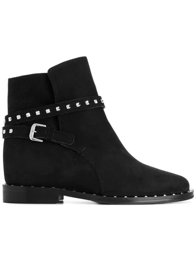 Shop Via Roma 15 Studded Chelsea Boots - Black