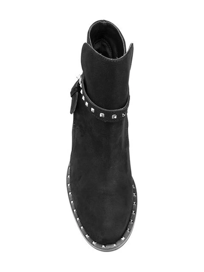 Shop Via Roma 15 Studded Chelsea Boots - Black