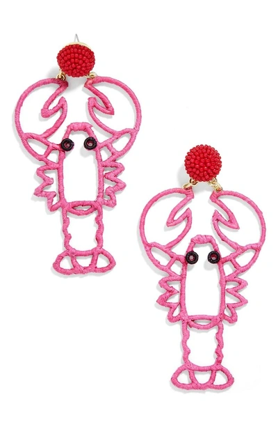 Shop Baublebar Sebastian Lobster Drop Earrings In Pink