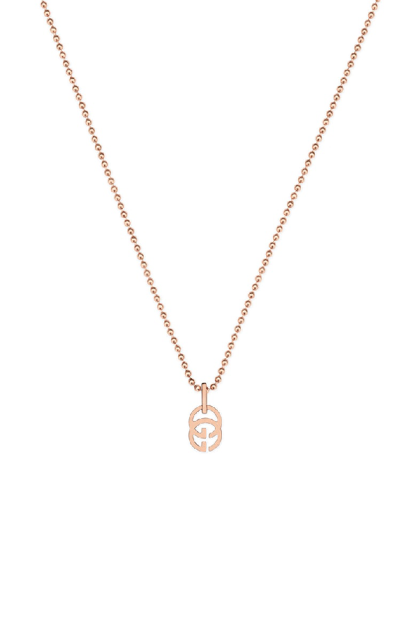 Gucci 18k Yellow Gold Running G Necklace, 17.71" In Metallics ModeSens