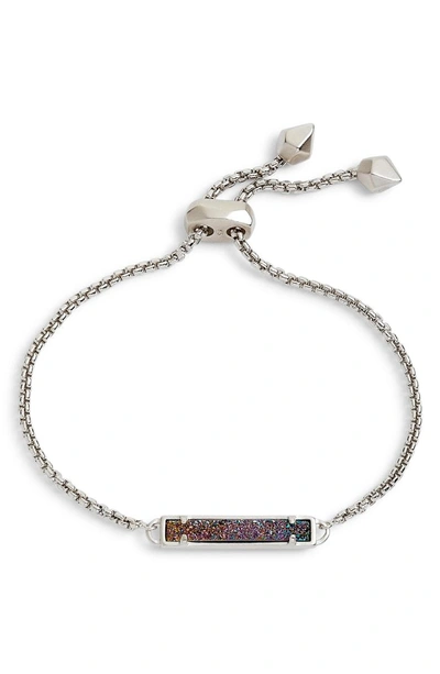 Shop Kendra Scott Stan Bracelet In Multi/ Silver
