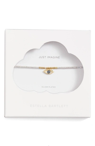Shop Estella Bartlett Louise Eye Charm Bracelet In Gold