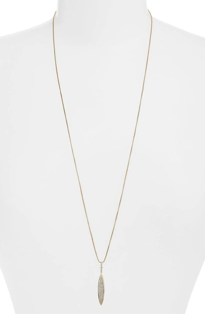 Shop Nadri Noir Pendant Necklace In Gold