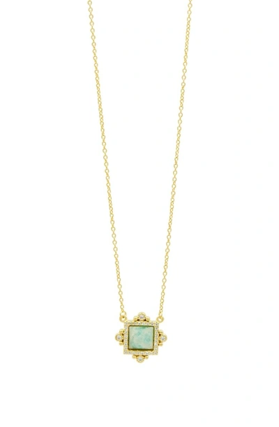 Shop Freida Rothman Amazonian Allure Pendant Necklace In Gold