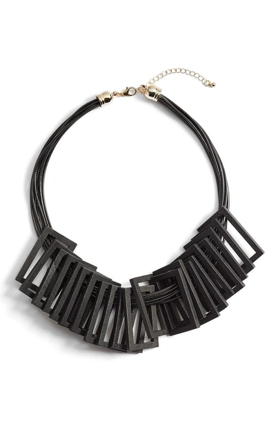 Shop Area Stars Balsam Collar Necklace In Black