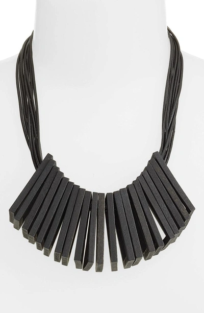 Shop Area Stars Balsam Collar Necklace In Black