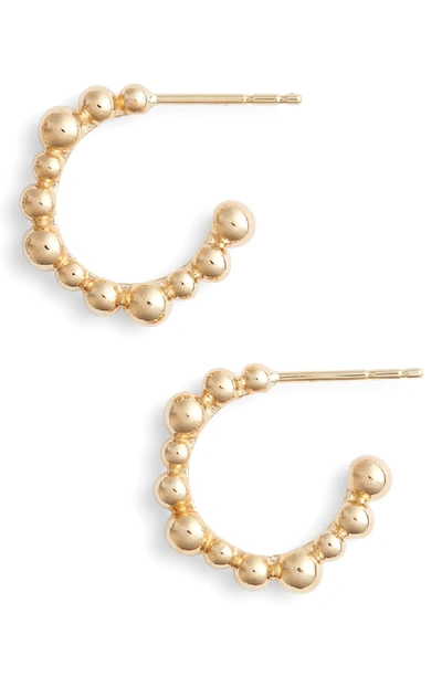 Shop Anzie Bubbling Brook Hoop Earrings In Gold