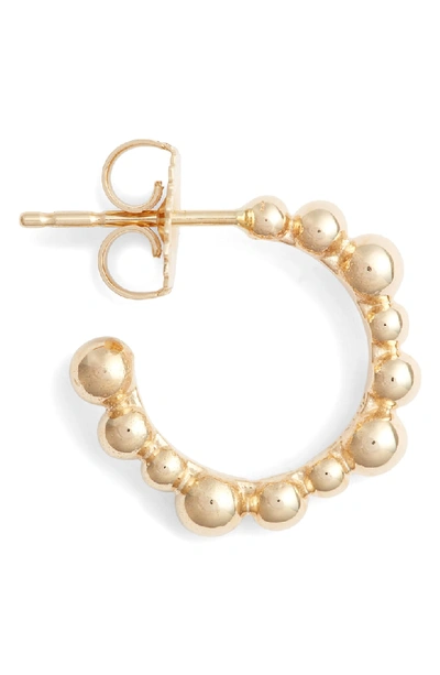 Shop Anzie Bubbling Brook Hoop Earrings In Gold