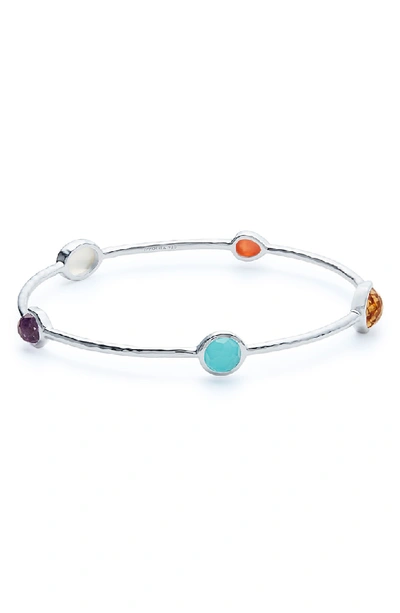 Shop Ippolita Wonderland Station Bangle In Rainbow