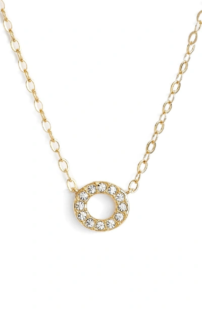 Shop Nadri Initial Pendant Necklace In O Gold