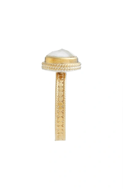 Shop Anna Beck Semiprecious Stone Ring In Mother Of Pearl