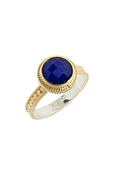 Shop Anna Beck Semiprecious Stone Ring In Blue Lapis