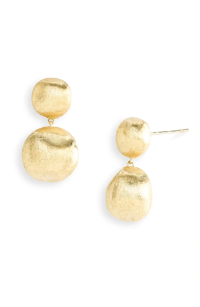 Shop Marco Bicego 'africa Gold' Double Drop Earrings