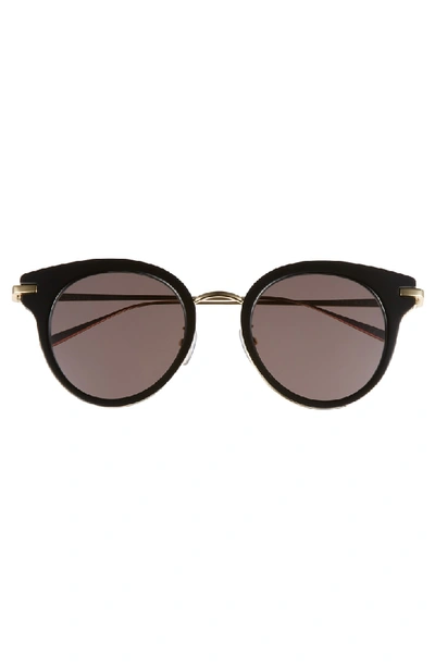 Shop Vedi Vero 50mm Round Sunglasses - Black/brown