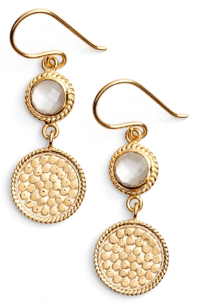 Anna Beck Semiprecious Stone Double Drop Earrings In Gold/ Silver ...