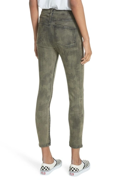 Shop Brockenbow Reina Camille Camouflage Skinny Jeans In Camou Army