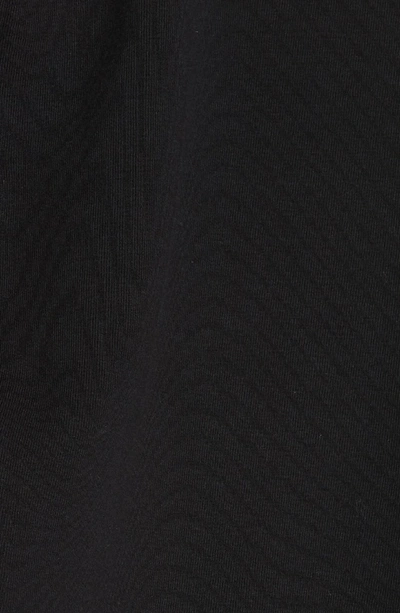 Shop Balenciaga Logo Cocoon Hoodie In Black