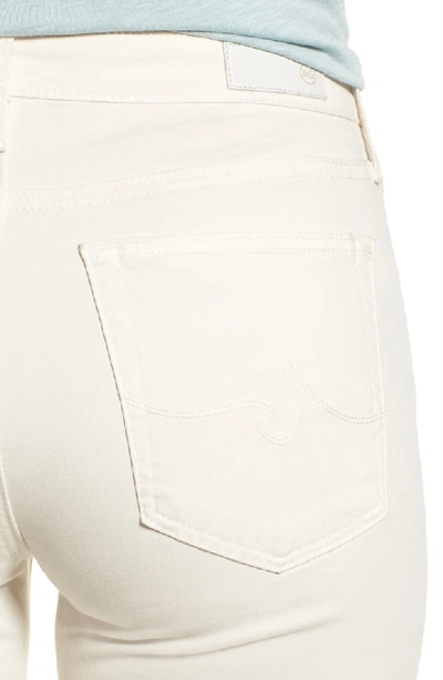 Shop Ag 'the Prima' Cigarette Leg Skinny Jeans In Ivory Dust