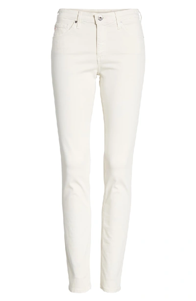 Shop Ag 'the Prima' Cigarette Leg Skinny Jeans In Ivory Dust