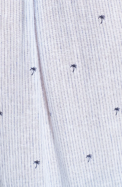 Shop Rails Charli Shirt In Mini Palms On Royal Stripe