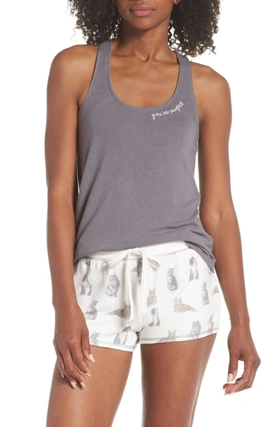 Shop Pj Salvage Pajama Shorts In Natural