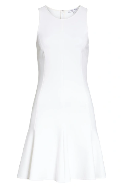 Shop Elizabeth And James Bristol Seamed Fit & Flare Dress In White