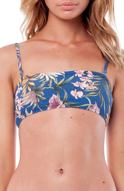 Shop Rhythm Bermuda Bandeau Bikini Top In Sea