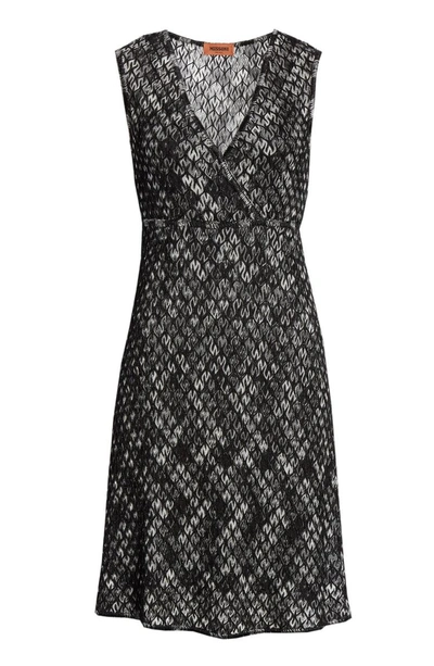 Shop Missoni Knit Dress In Black