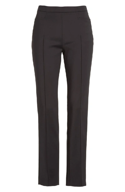 Shop Akris Punto 'franca' Techno Cotton Pants In Black