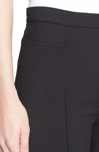 Shop Akris Punto 'franca' Techno Cotton Pants In Black
