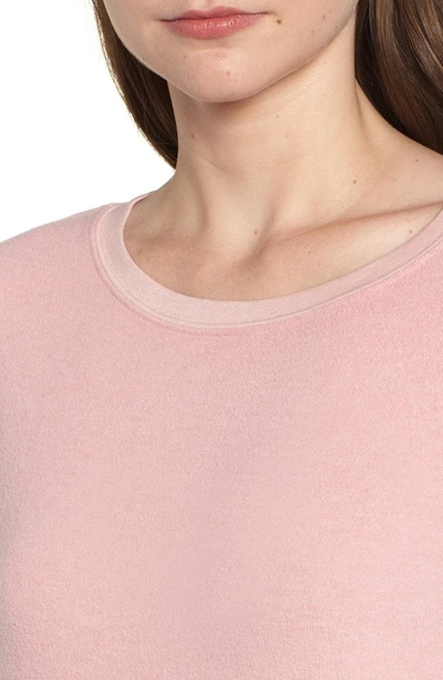 Shop Wildfox Baggy Beach Jumper Pullover In Taupe Rose