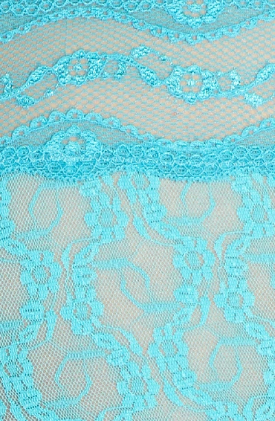 Shop B.tempt'd By Wacoal 'lace Kiss' Hipster Briefs In Peacock Blue
