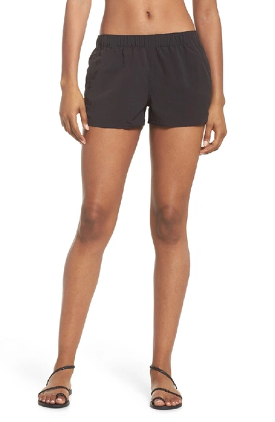 Shop Patagonia Barely Baggies Shorts In Blk Black