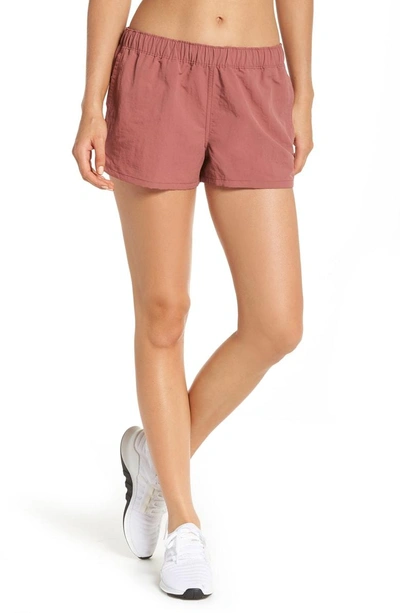 Shop Patagonia Barely Baggies Shorts In Kiln Pink