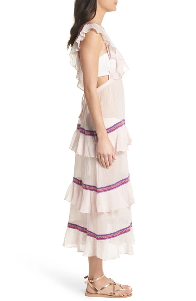 Shop Pitusa Eve Cover-up Dress In Pale Pink