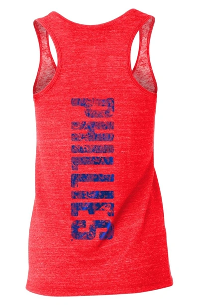 Shop New Era Mlb Racerback Triblend Tank In Red Phillies