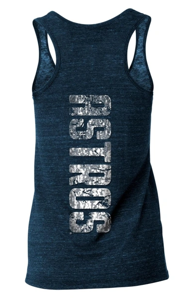 Shop New Era Mlb Racerback Triblend Tank In Navy Astros