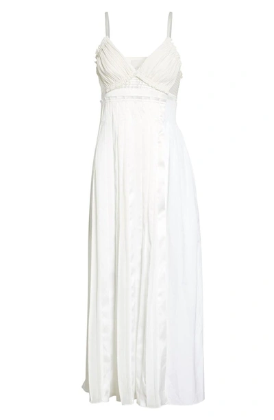 Shop 3.1 Phillip Lim / フィリップ リム Pleated Cotton Dress In Optic White