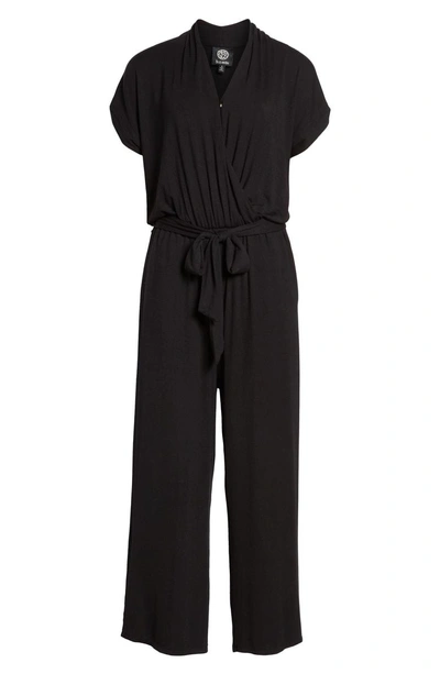 Shop Bobeau Knit Surplus Jumpsuit In Black