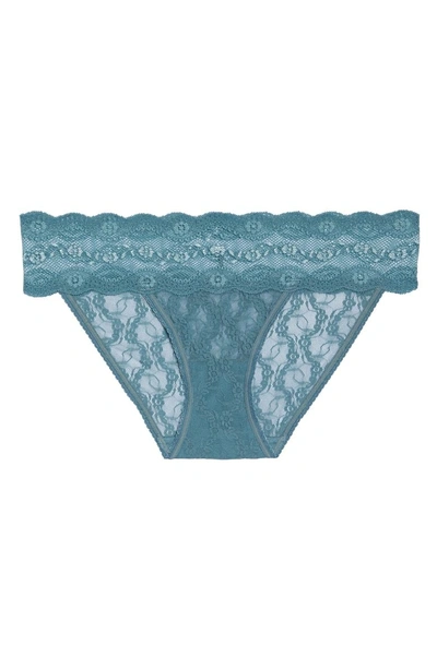 Shop B.tempt'd By Wacoal 'lace Kiss' Bikini In Blue Smoke