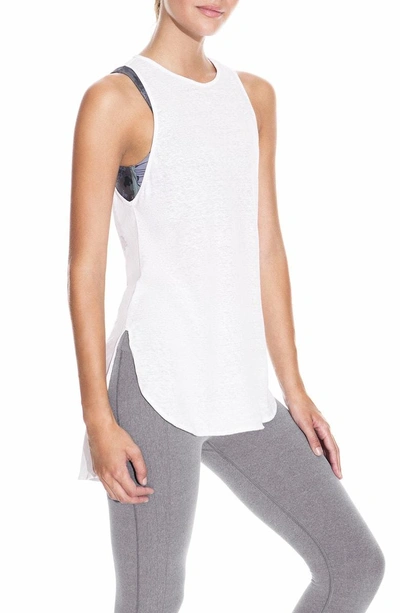 Shop Maaji Scent Blossom High/low Tank In White