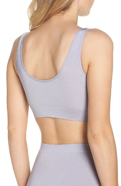 Shop Wacoal B Smooth Seamless Bralette In Lilac Gray