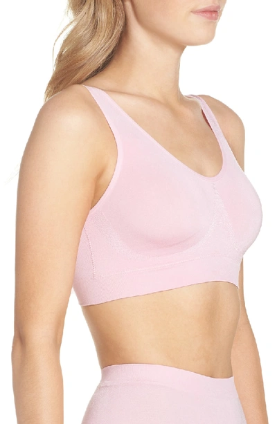Shop Wacoal B Smooth Seamless Bralette In Cameo Pink