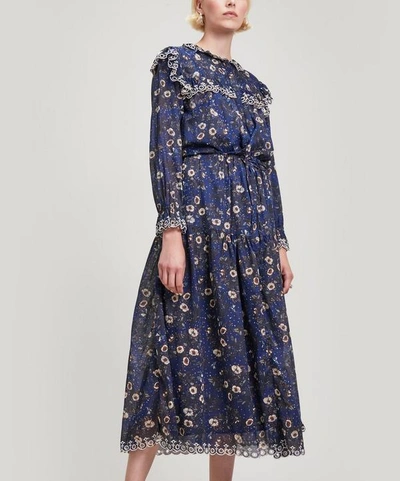 Shop Isabel Marant Étoile Eina Embroidered Floral Dress