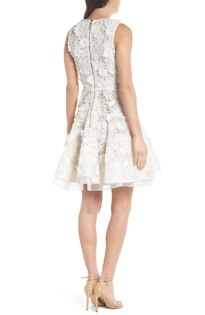 Shop Bronx And Banco Mila Lace Fit & Flare Dress In White