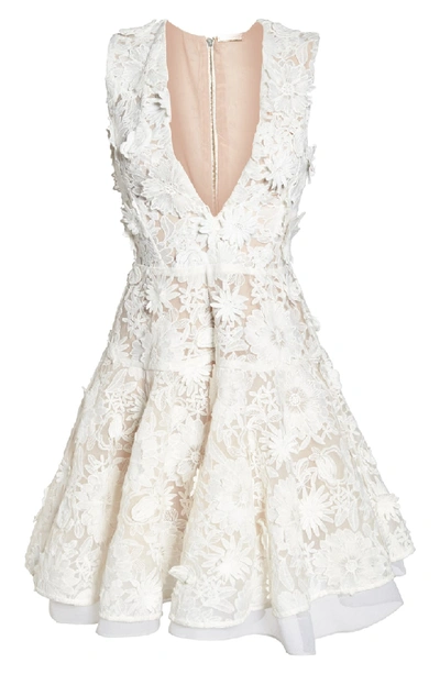 Shop Bronx And Banco Mila Lace Fit & Flare Dress In White