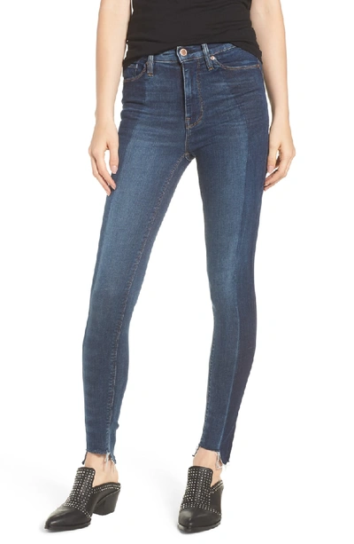 Shop Hudson Barbara Step Hem High Waist Super Skinny Jeans In Lost